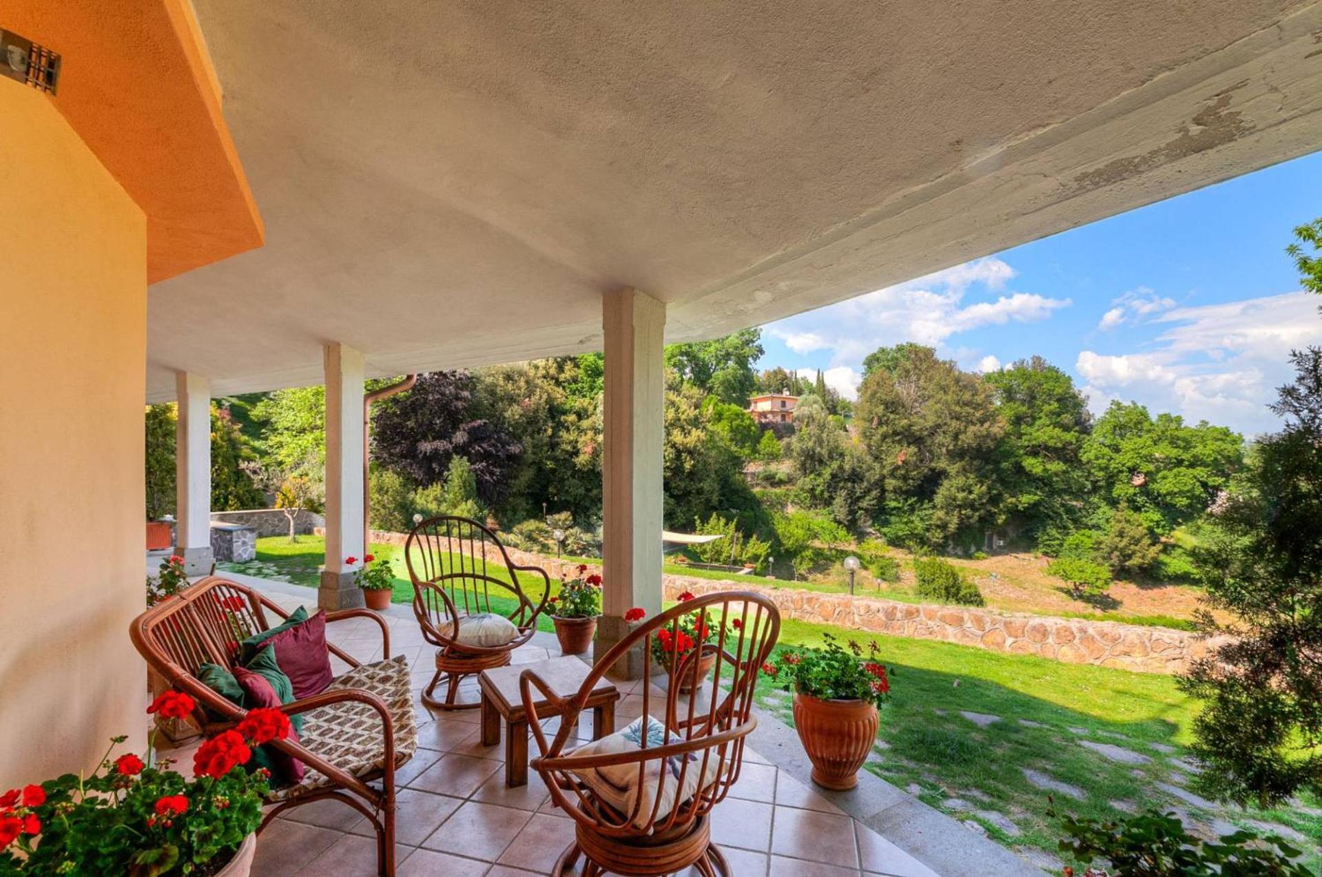 Villa Carolina - Piscina E Parco Panoramico Campagnano Di Roma Zewnętrze zdjęcie