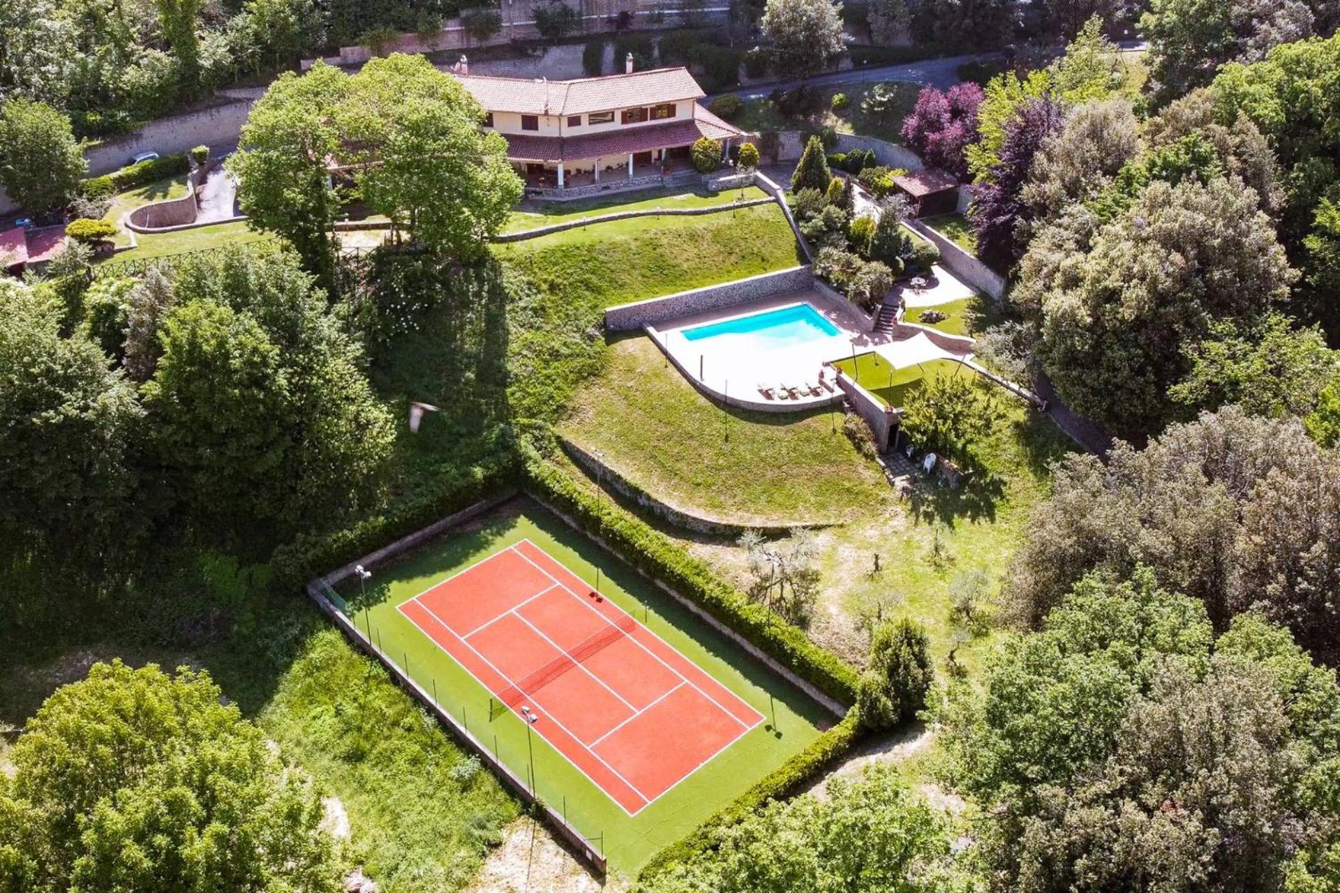 Villa Carolina - Piscina E Parco Panoramico Campagnano Di Roma Zewnętrze zdjęcie