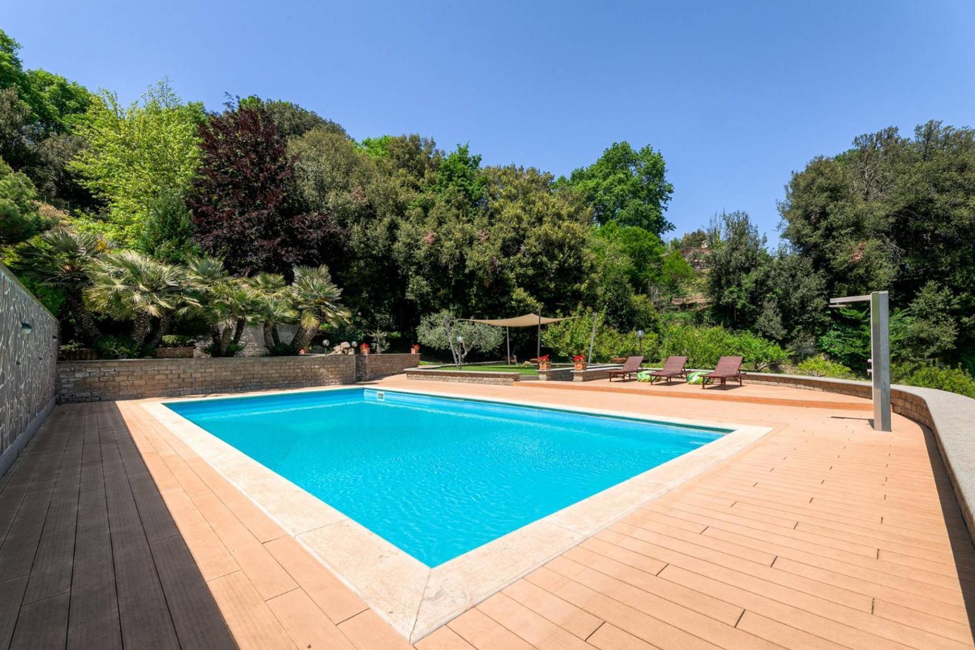 Villa Carolina - Piscina E Parco Panoramico Campagnano Di Roma Zewnętrze zdjęcie