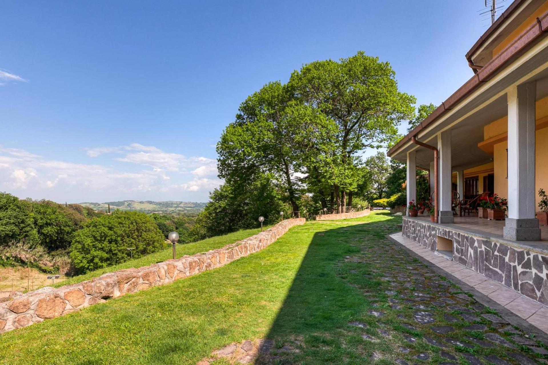 Villa Carolina - Piscina E Parco Panoramico Campagnano Di Roma Zewnętrze zdjęcie