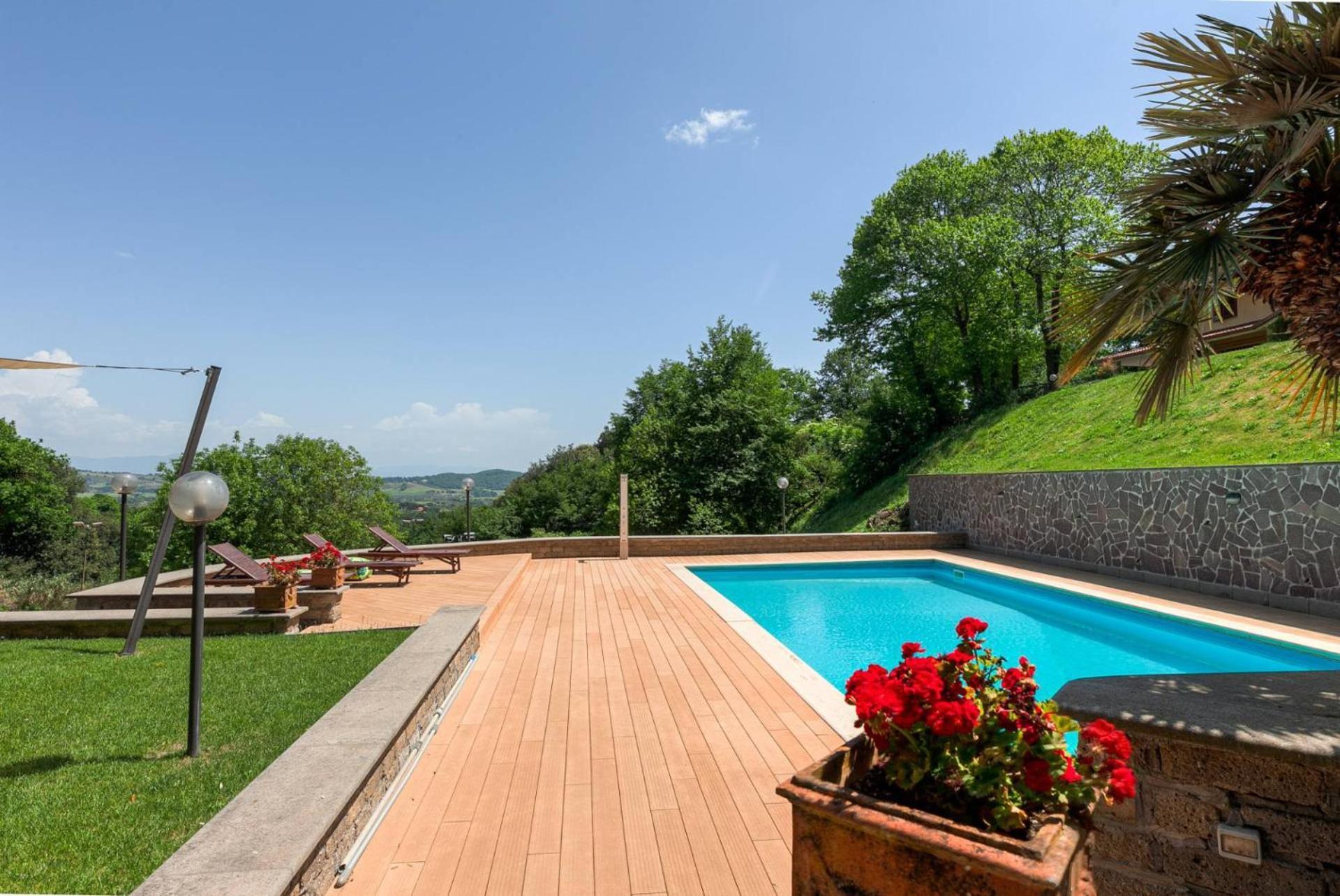 Villa Carolina - Piscina E Parco Panoramico Campagnano Di Roma Zewnętrze zdjęcie